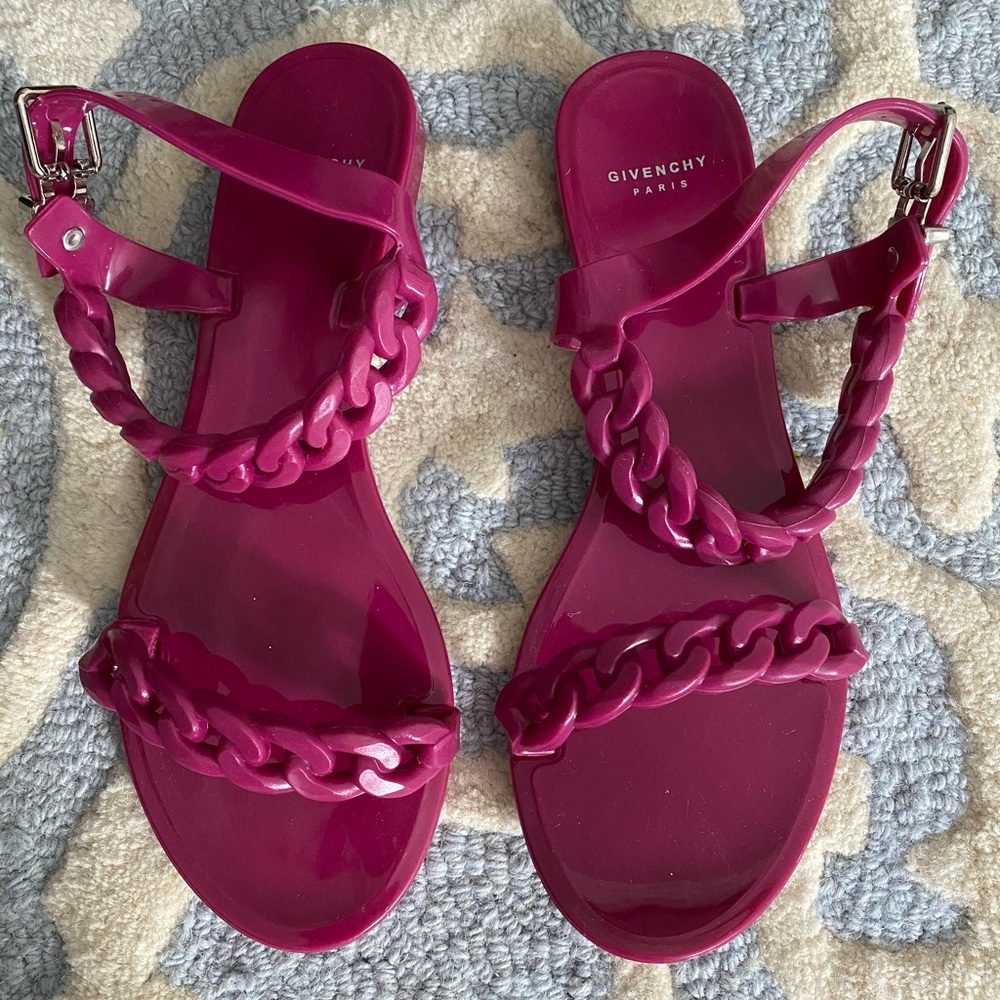 Givenchy Nea Chain Jelly Sandal